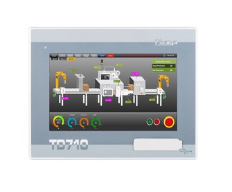 modbus DIN rail mount controller with 0 to 10v